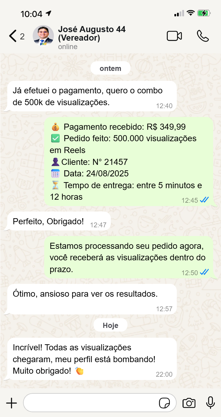 Depoimento Cliente