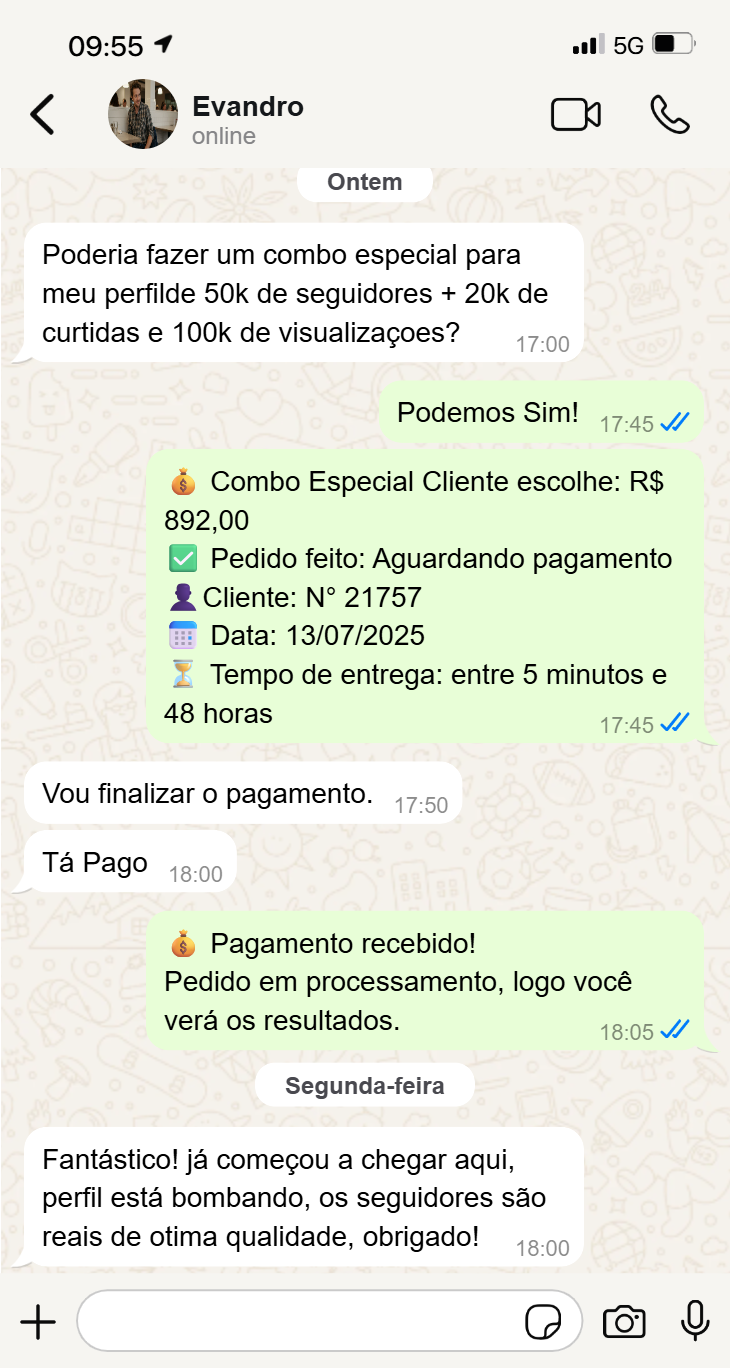 Depoimento Cliente